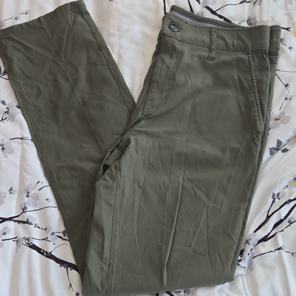 Weatherproof Men's Green Chinos